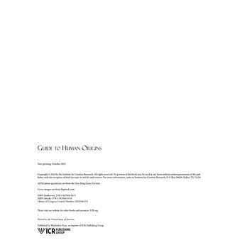 Dr. Brian Thomas Guide to Human Origins