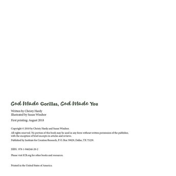 God Made Gorillas, God Made You - eBook