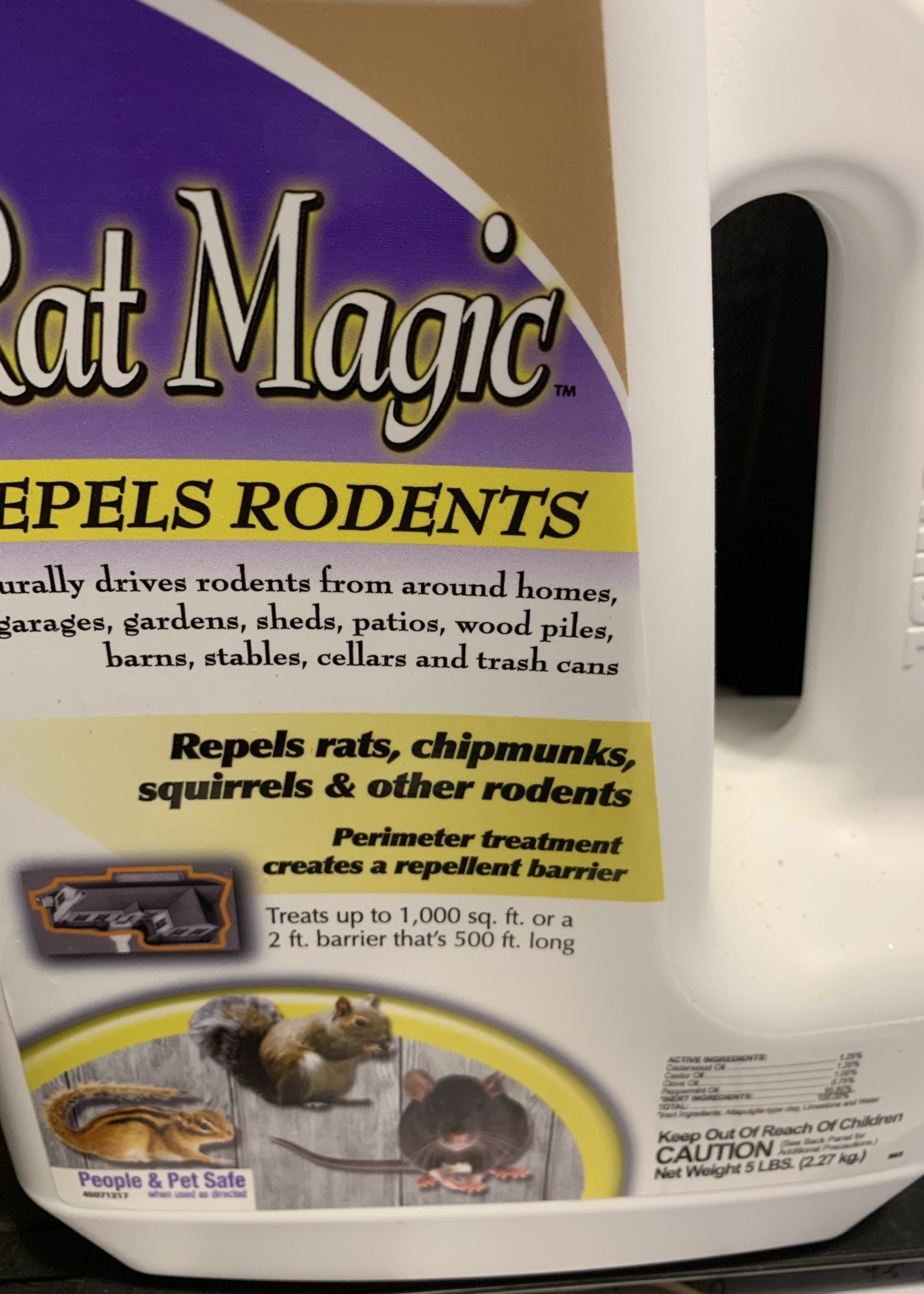 Bonide Rat Magic, Rodent repellent 5 lb