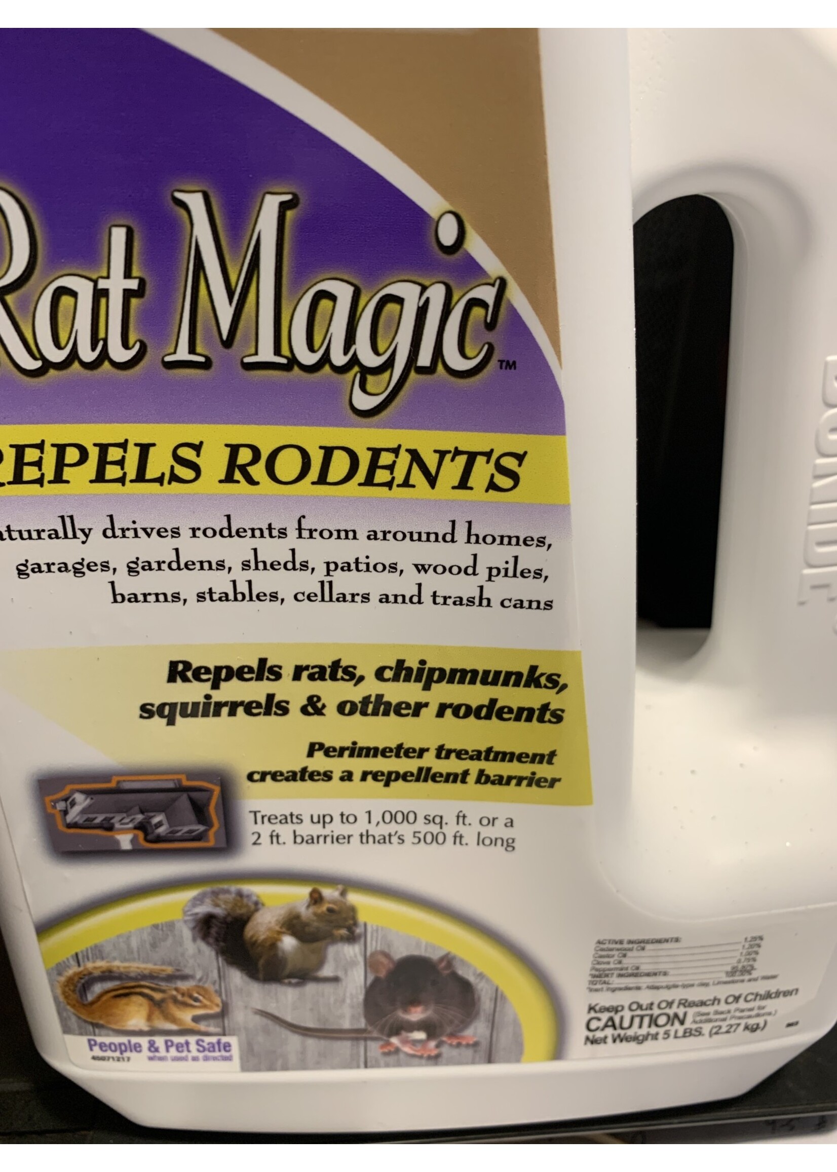 Bonide Rat Magic, Rodent repellent 5 lb