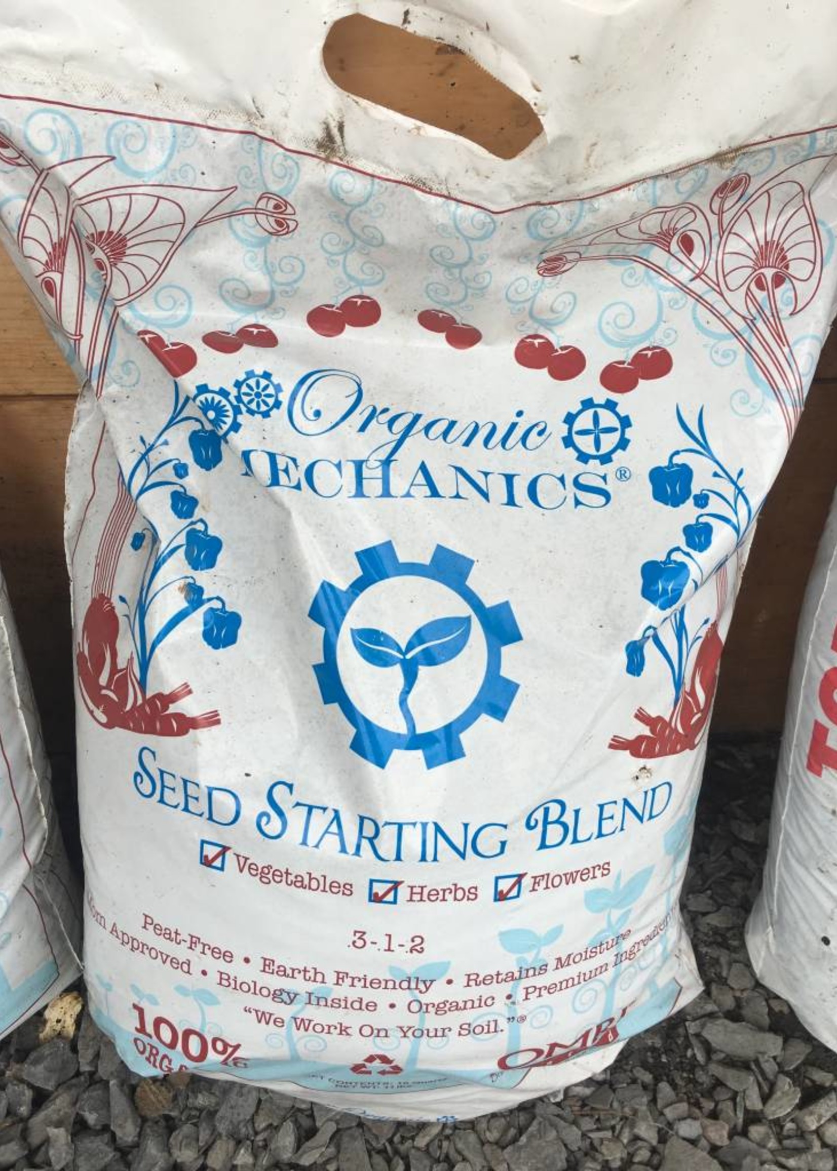 Organic Mechanics Seed Blend OM Seed Starting Blend, 16 qt, 16 qt
