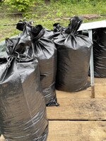 Bagged compost- White bags