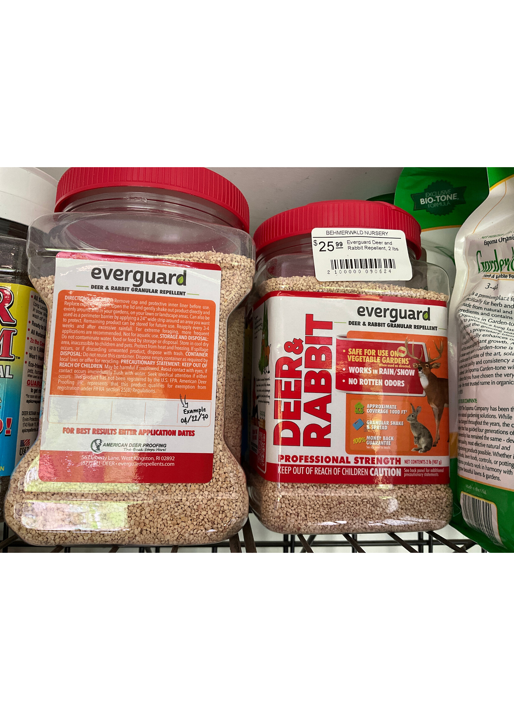 Everguard Deer and Rabbit Repellent, 2 lbs