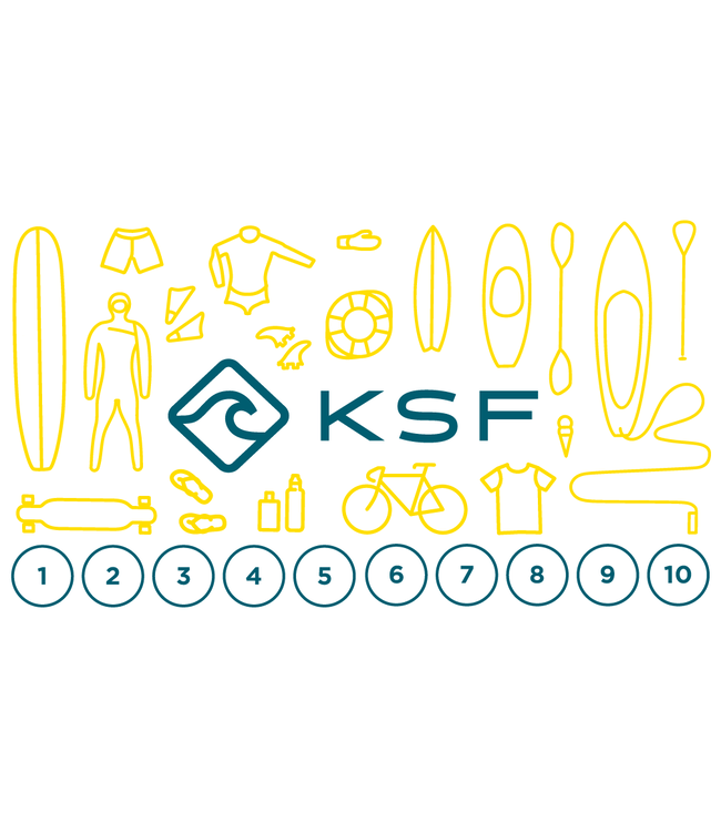 KSF PROMO SUP10 - 10 SUP Rentals Card - Week-days
