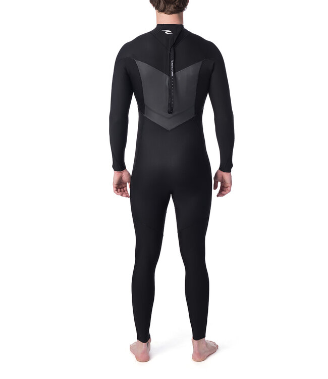 Rip Curl Dawn Patrol 4/3 Back Zip Wetsuit Black