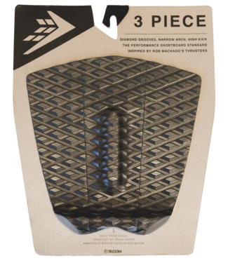Firewire Surfboards Machado 3 Piece Arch Traction Pad Black