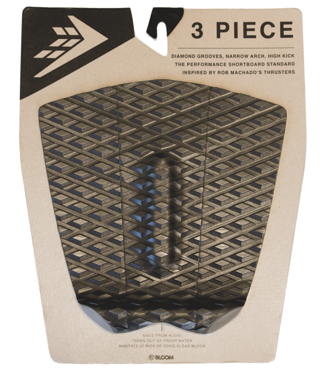 Firewire Surfboards Machado 3 Piece Arch Traction Pad Black