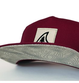 Taiga Casquette Taiga Burgundy / Topo