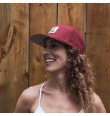 Taiga Casquette Taiga Burgundy / Topo