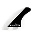 FCS II MICK FANNING TRI FINS LARGE BLACK AND WHITE