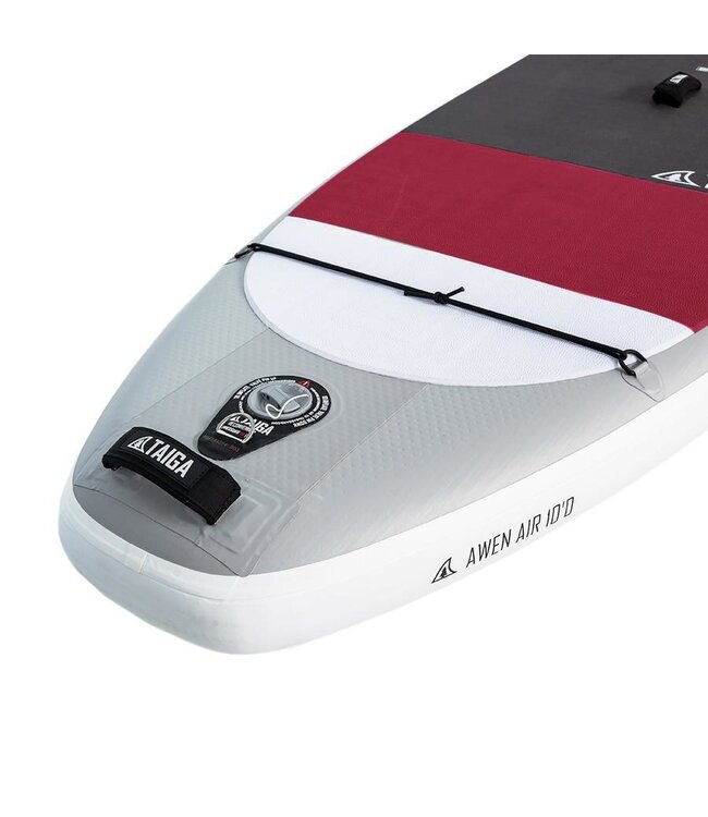 Taiga SUP Gonflable - Awen AIR 10' X-WOVEN FUSION & STRINGER Burgundy
