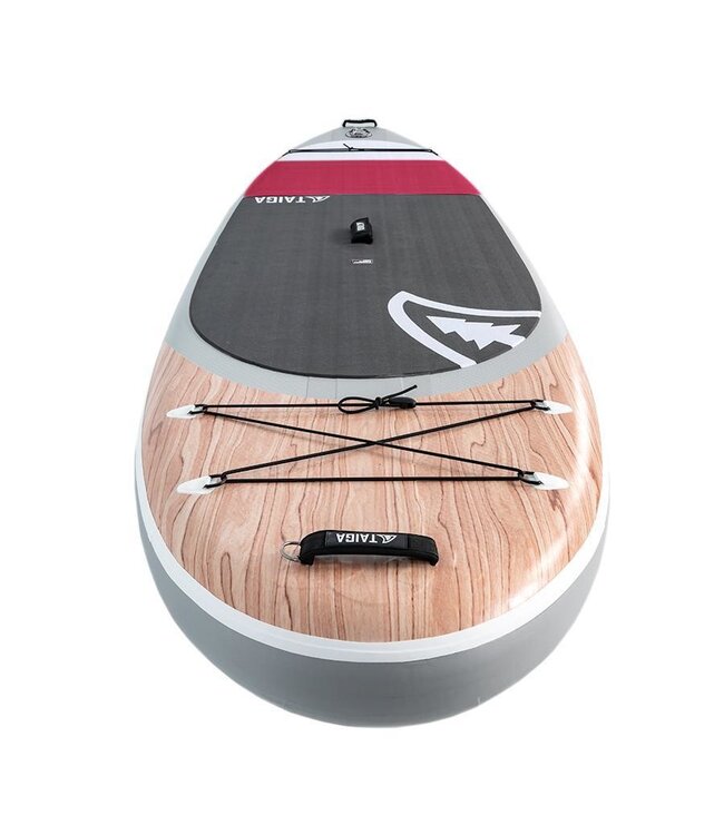 Taiga Inflatable SUP - Awen AIR 10' X-WOVEN FUSION & STRINGER Burgundy
