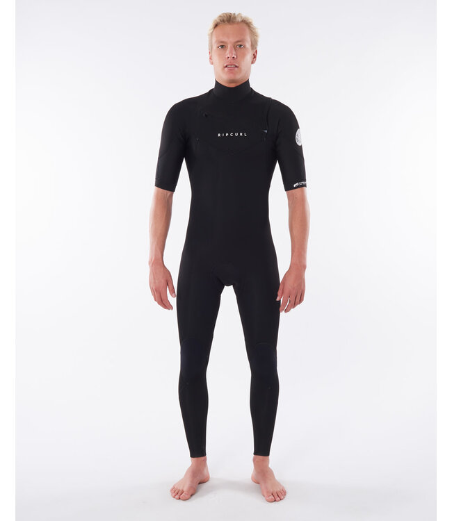 Rip Curl Dawn Patrol Performance 2/2mm Chest Zip Wetsuit Black