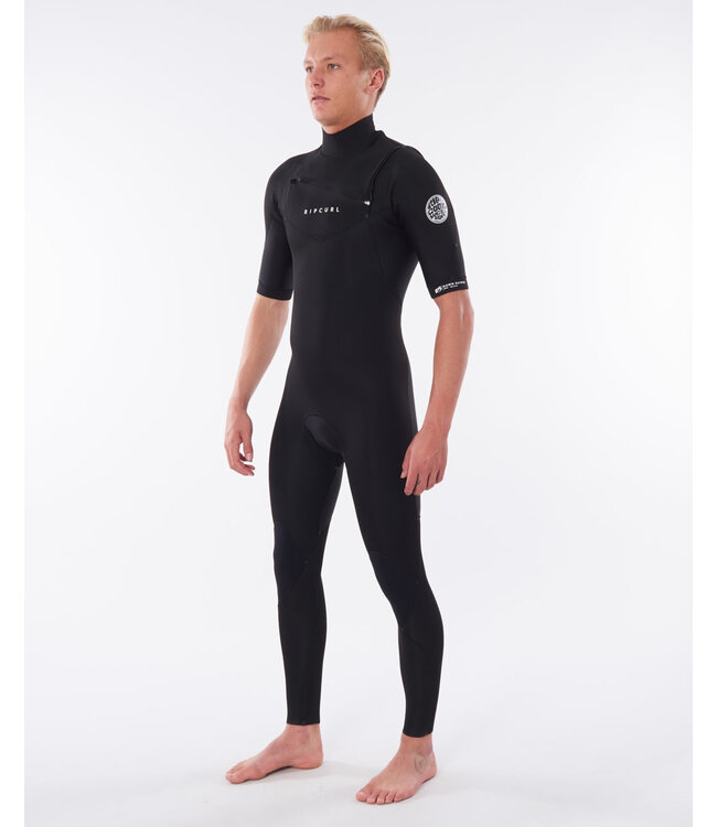 Rip Curl Dawn Patrol Performance 2/2mm Chest Zip Wetsuit Black