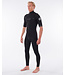Rip Curl Dawn Patrol Performance 2/2mm Chest Zip Wetsuit Black