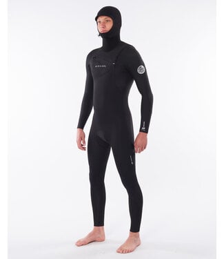 Rip Curl Mens Dawn Patrol 5/4mm Hooded Chest Zip