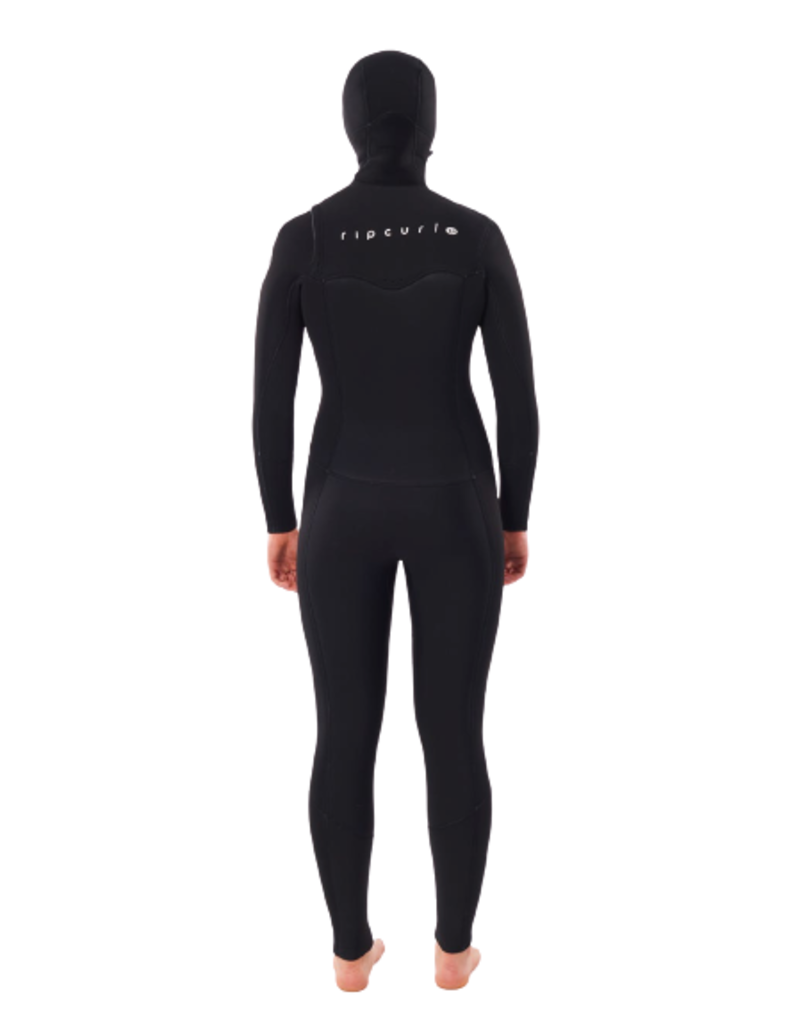 Women's Dawn Patrol 4/3mm Back Zip Wetsuit Black - KSF