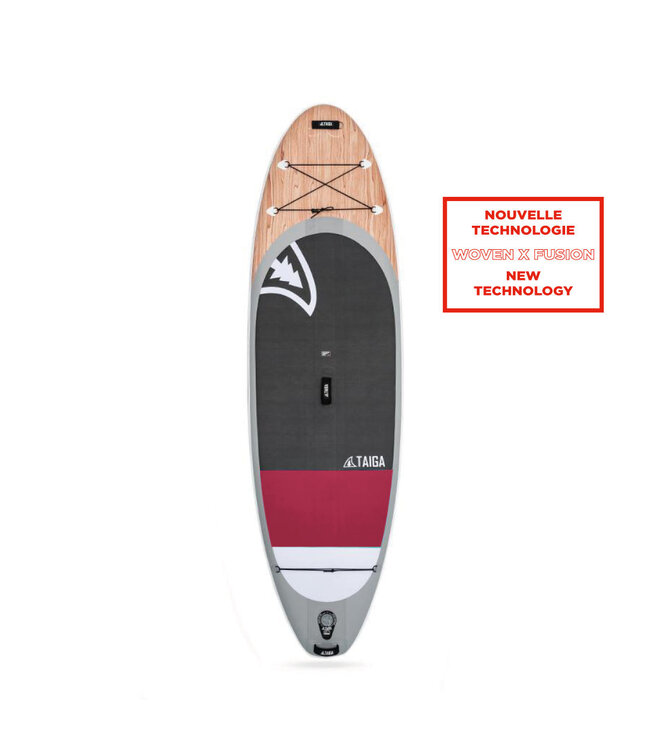Taiga SUP Gonflable - Awen AIR 10' X-WOVEN FUSION & STRINGER Burgundy