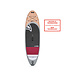 Taiga SUP Gonflable - Awen AIR 10' X-WOVEN FUSION & STRINGER Burgundy