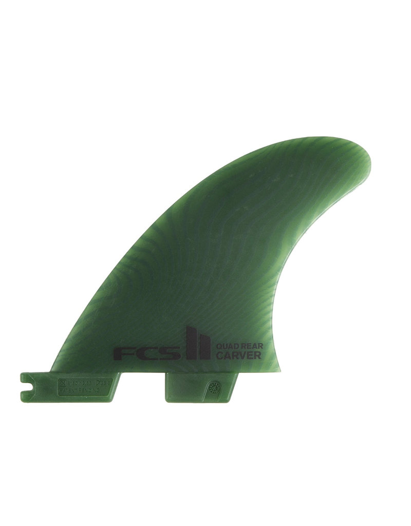 FCS II Carver Neo Glass Sage Quad Rear Fins