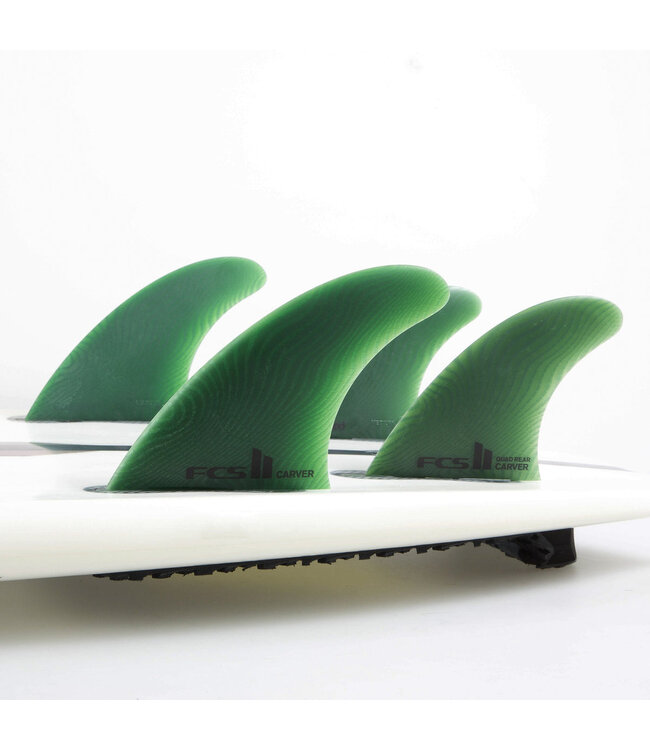 FCS II Carver Neo Glass Sage Quad Rear Fins