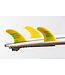 Feather Fins Ultralight Single Tab HC (Compatible Future) - Jaune