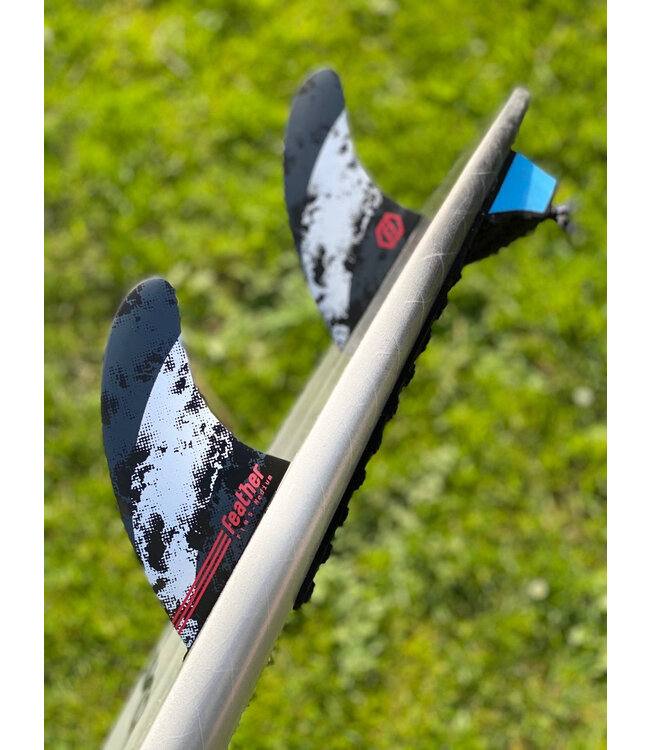 Feather Fins Jorgann Couzinet Single Tab (Compatible Future) - Black/Red