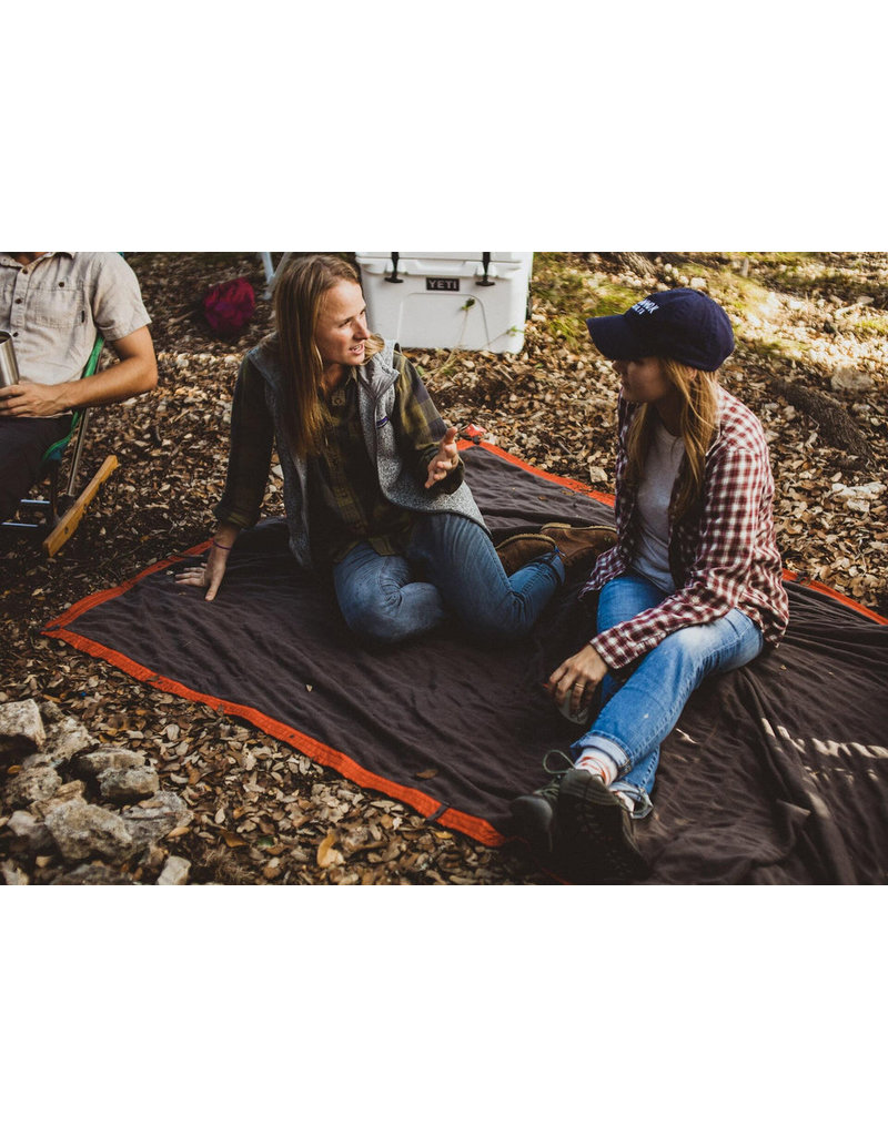 Field Blanket - Microfleece Blanket - Orange