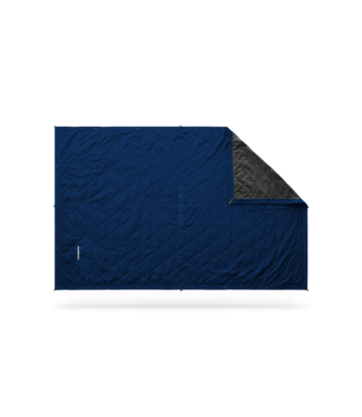 Kammok Field Blanket - Microfleece Blanket - Bleu