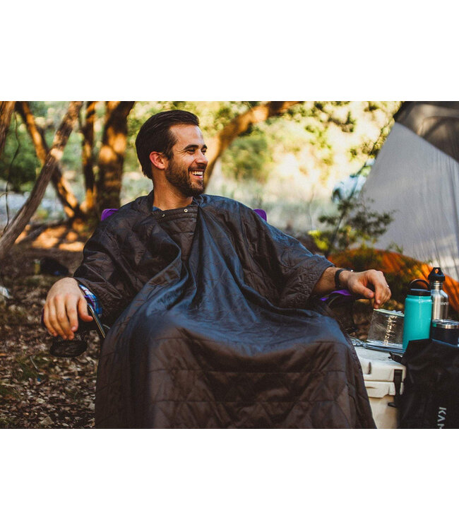 Kammok Field Blanket - Microfleece Blanket - Bleu