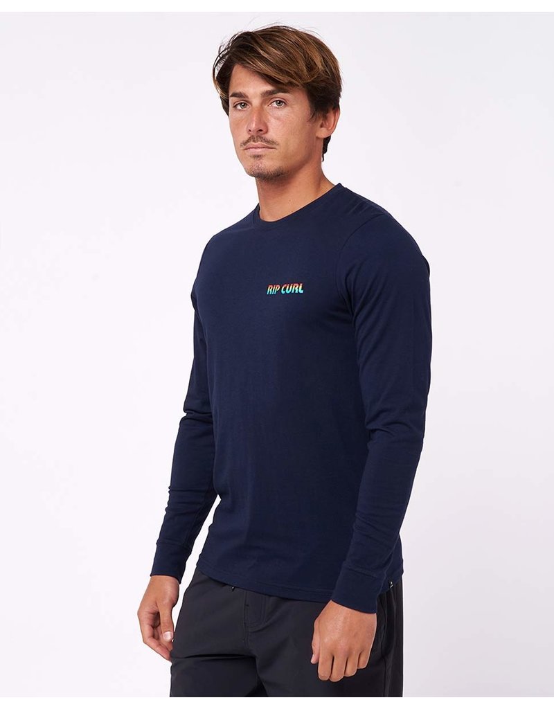 Rip Curl Icons of Surf Long Sleeve UV Tee - Navy