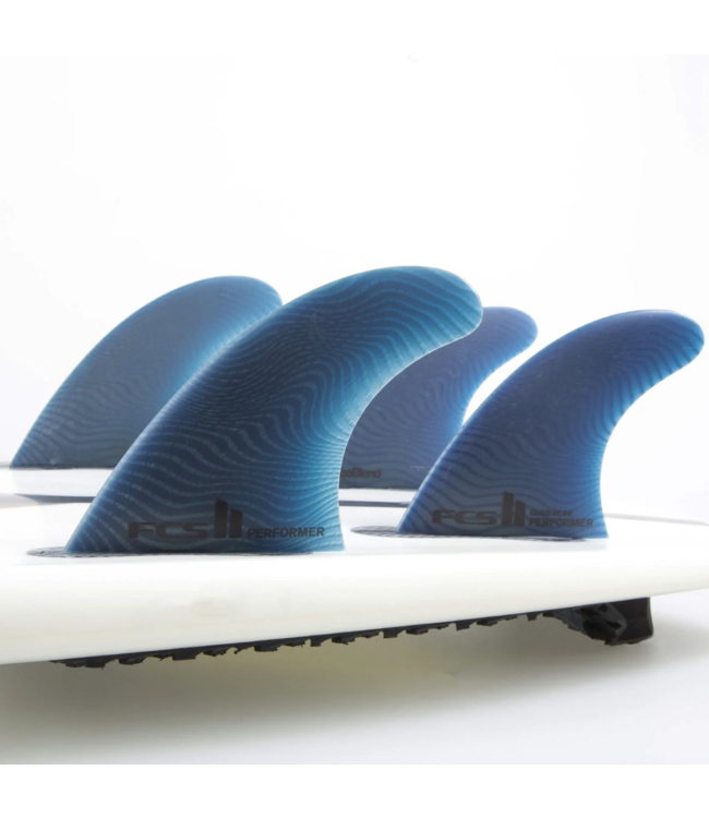 FCS II Performer Neo Glass Pacific Quad Rear Fins Medium