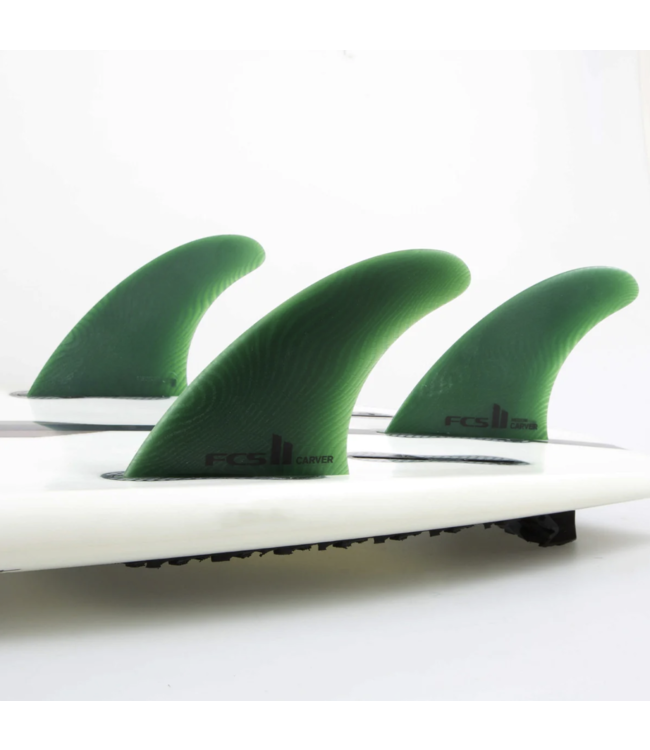 FCS II Carver Neo Glass Sage Tri-Quad Fins Large