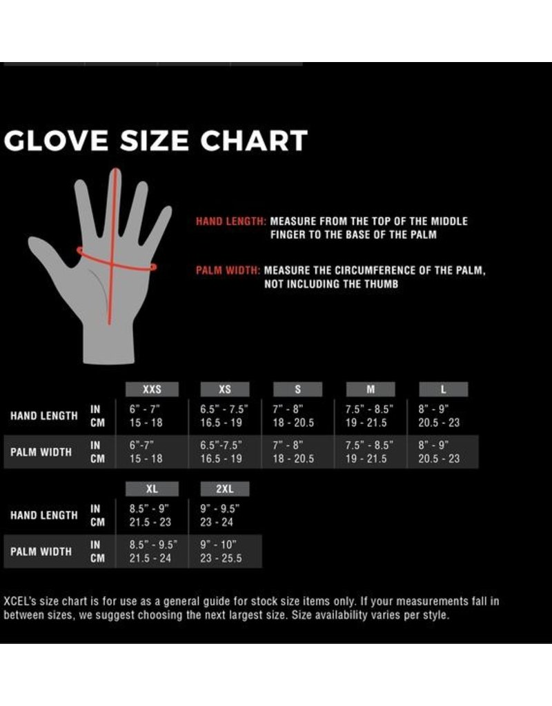 Comp X 5 Finger Glove 4mm