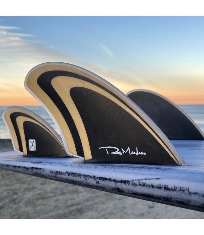 Machado Machado Seaside Quad Fin Double Tab - Bamboo/Black