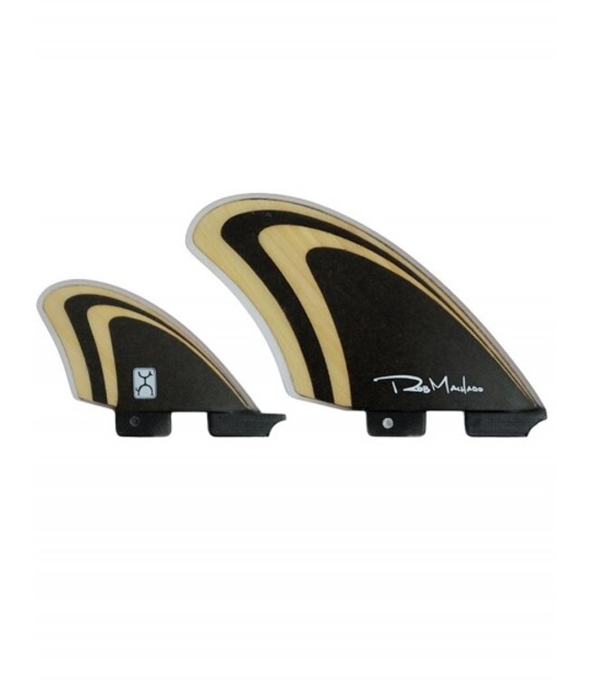 Machado Machado Seaside Quad Fin Double Tab - Bamboo/Black