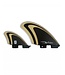 Machado Machado Seaside Quad Fin Double Tab - Bamboo/Black