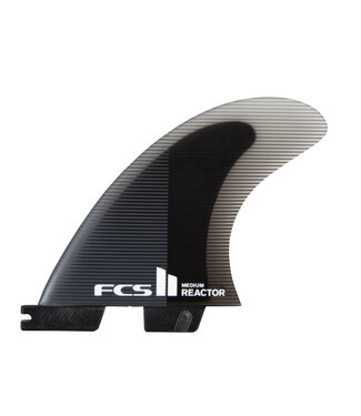FCS II Reactor PC Charcoal/Black Tri Fins