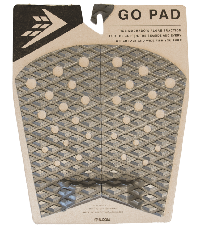 Firewire Surfboards Rob Machado 4 Piece Go Pad Traction - Gray