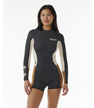 Rip Curl Women's Dawn Patrol 2/2 Long Sleeve Spring - Light Brown