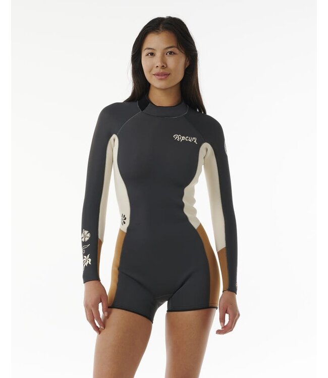 Rip Curl Women's Dawn Patrol 2/2 Long Sleeve Spring - Light Brown