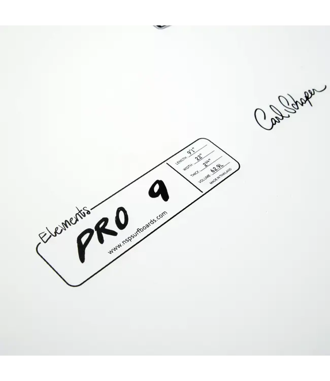 NSP HDT Elements Pro 9'1 - White