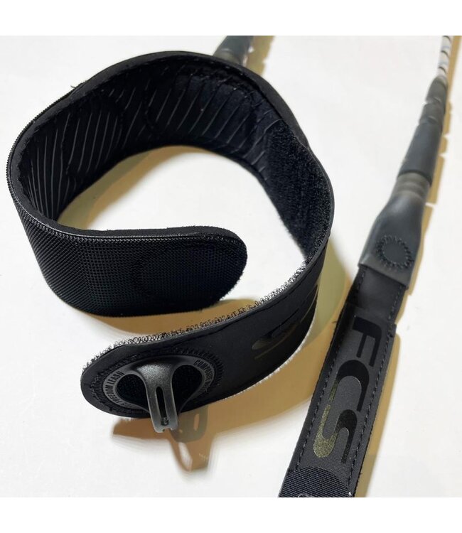FCS Freedom Helix Comp Leash 6' -  Naturel/Noir