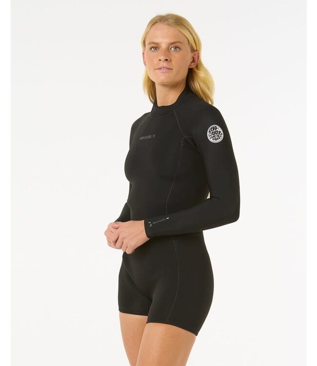 Rip Curl Dawn Patrol 2/2mm Springsuit Back zip à manches longues - Femmes
