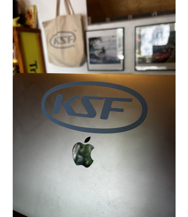 KSF Sticker Logo Vintage Sky Blue