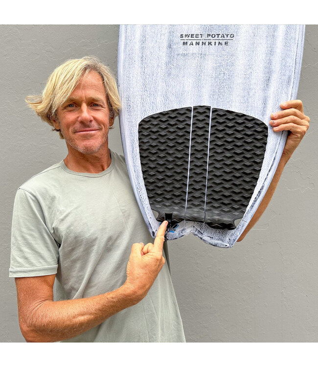 Firewire Surfboards Machado 2+1 Flat traction Pad Black