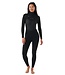 Rip Curl Women's Dawn Patrol 3/2mm Chest Zip Wetsuit Black