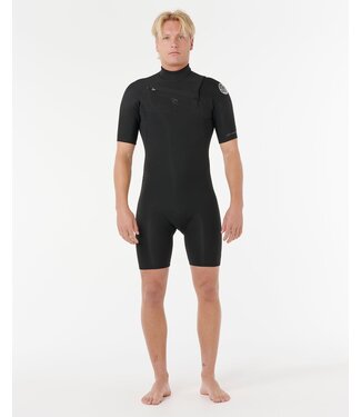 Rip Curl Dawn Patrol 2/2mm Springsuit Chest zip à manches courtes