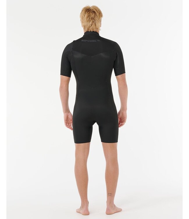 Rip Curl Dawn Patrol 2/2mm Springsuit Chest zip à manches courtes