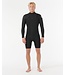Rip Curl Dawn Patrol 2/2mm Springsuit Chest zip à manches longues